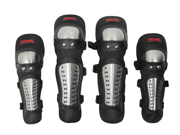 Yozma Elbow & Knee Pads Set for electric dirt bike rider